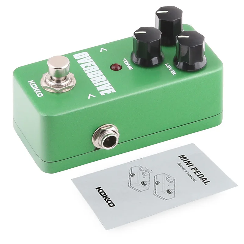 KOKKO FOD3 Over Drive Guitar Effect Pedal Mini Pedal Tuner Ac Power Adapter Powered Guitar Effect Musical Instrument Accessories