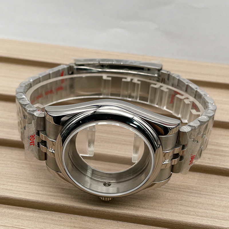 41mm Oyster Watch NH35 Case FIT for 30-31.5mm Dial nh35 Movement Sapphire glass Crystal waterproof Watch Case