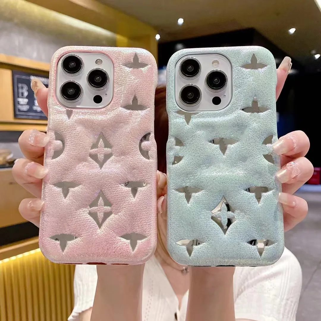 Luxury iPhone Phone Cases 15 14 13 Pro Max Desinger Soft Leather Purse 18 17 16 15pro 14pro 13pro 12pro 12 Case with Logo Box 0704 Man woman Drop