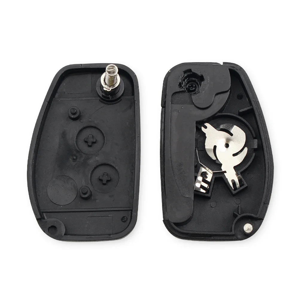 KEYYOU VAC102 Ne72 Modified Key Shell For Renault Renault Dacia Modus Logan Clio Espace Nissan 2 Buttons Flip Remote Fob Case