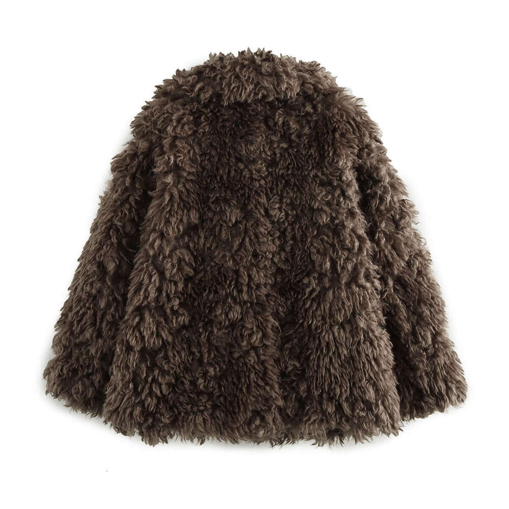 shanshi fur coat women Winter New Women's Clothing Artificial Fur Effect Short Coat for Women