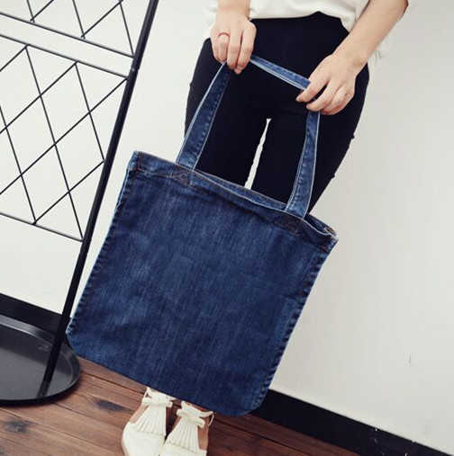 Women's Shoulder Bag Denim Bag Versatile Large Capacity Mom Bag Hand-painted Bag Handbags