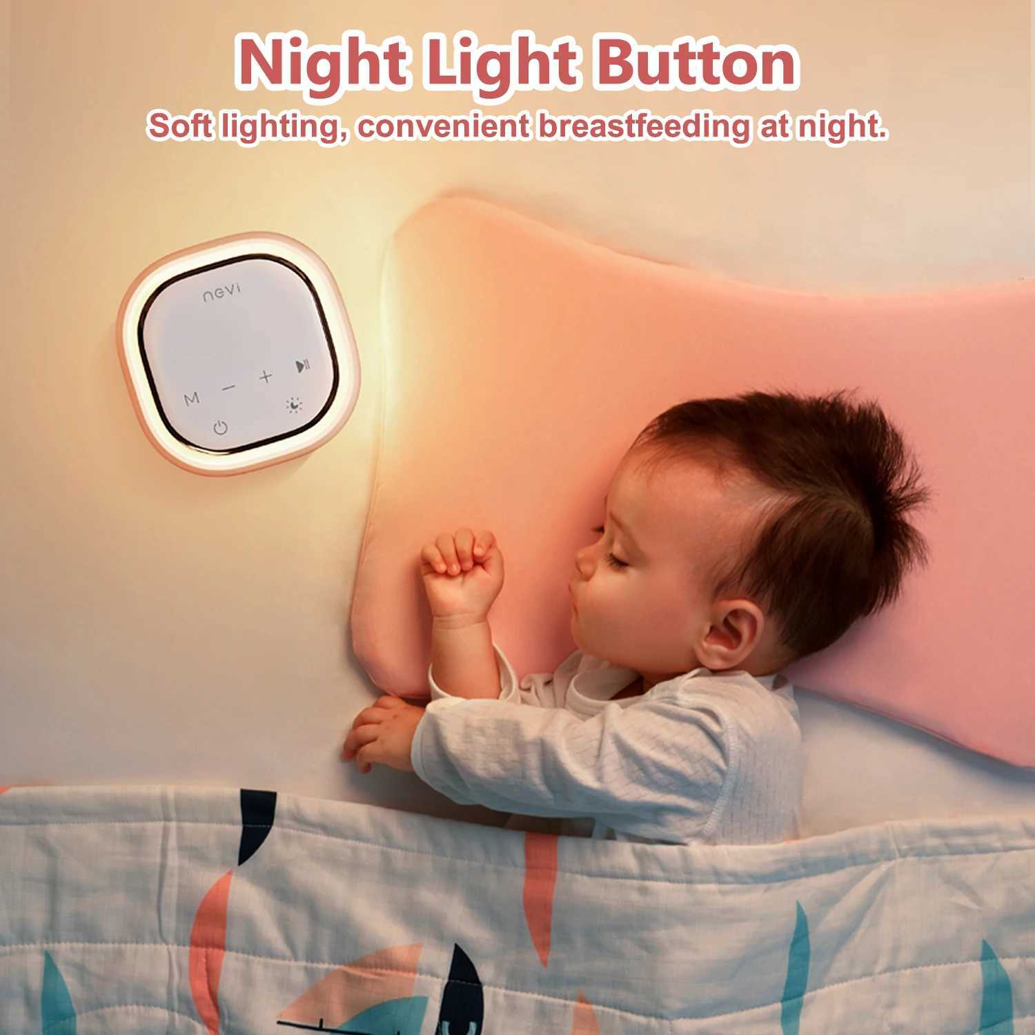 Breastpumps Breastpumps NCVI Double Electric Breast Pumps 3 modes 9 levels Protable Dual Breastfeeding Milk Pump Night Light Touch Screen 240412