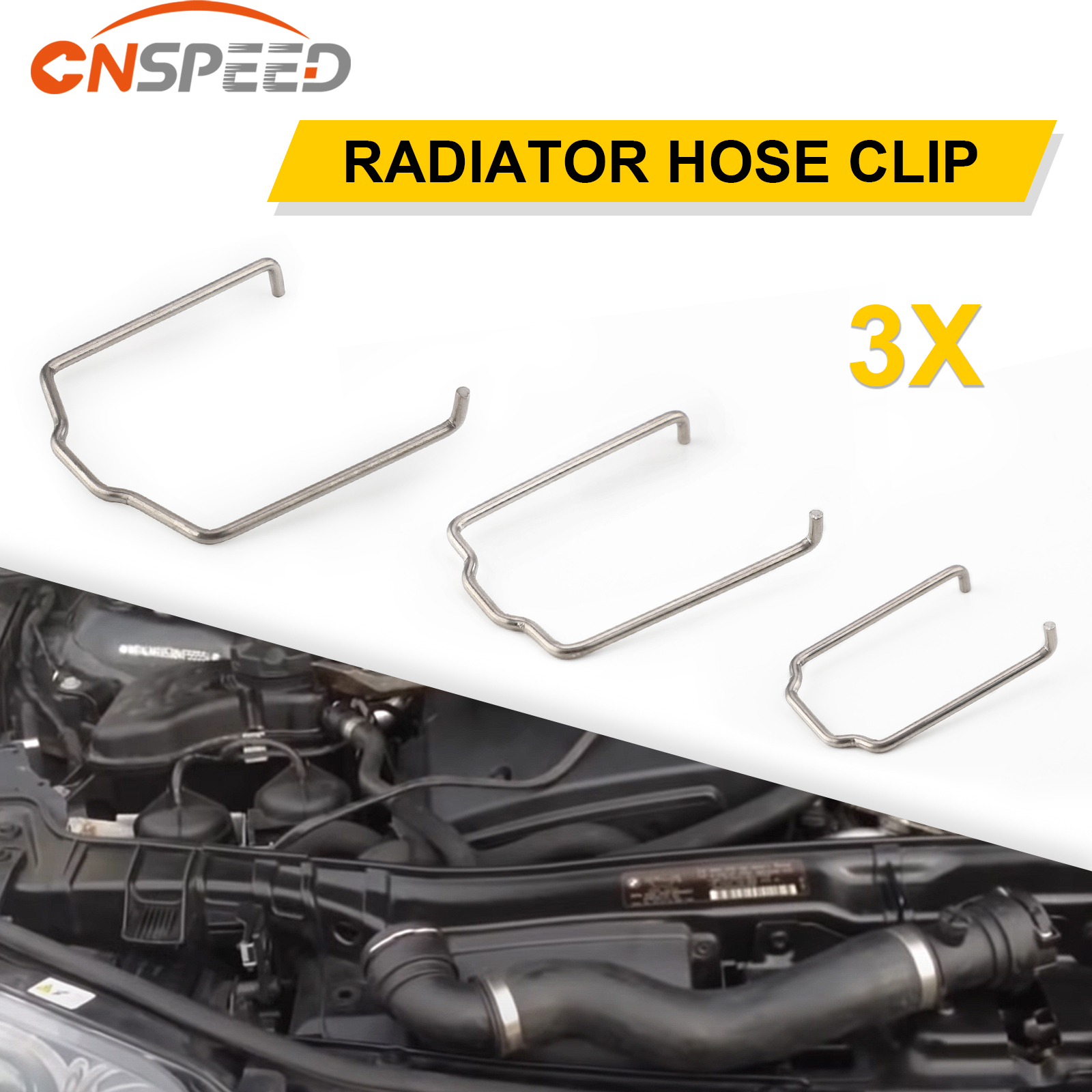 154 23 Radiator Hose Clip Rugged Reliable Intercooler Hose Pipe Retaining Clips for BMW E39 E38 E60 E90 745Li X5 E46 325i 328i