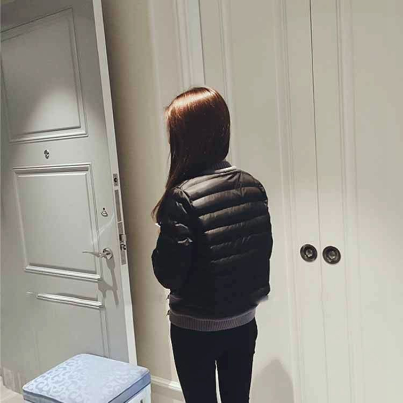 Baseball Aviator Quilted Padded Patchwork Jackets for Women Woman Coat Black Bomber Thick Padding Korea Elegant Modern Luxury