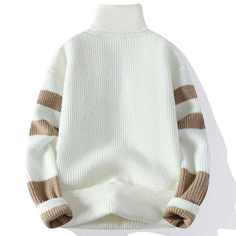 Sweater mens winter Korean casual turtle neck warm sweater mens fashion sweater mens wool sweater W2411111