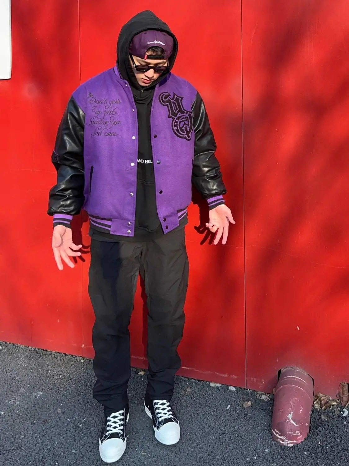 Y2k Jackets Retro Hip Hop Eagle Pattern Embroidery Splicing Baseball Uniform for Men and Women Casual Loose Goth Jacket Coats 241112