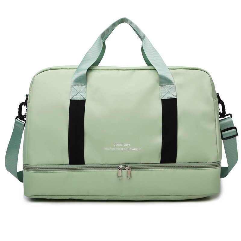 Fashion Sports Yoga Fitness Bag Dry Wet Separation Large Capacity Travel Bag Short Distance Business Trip Boarding Hand Luggage Bag