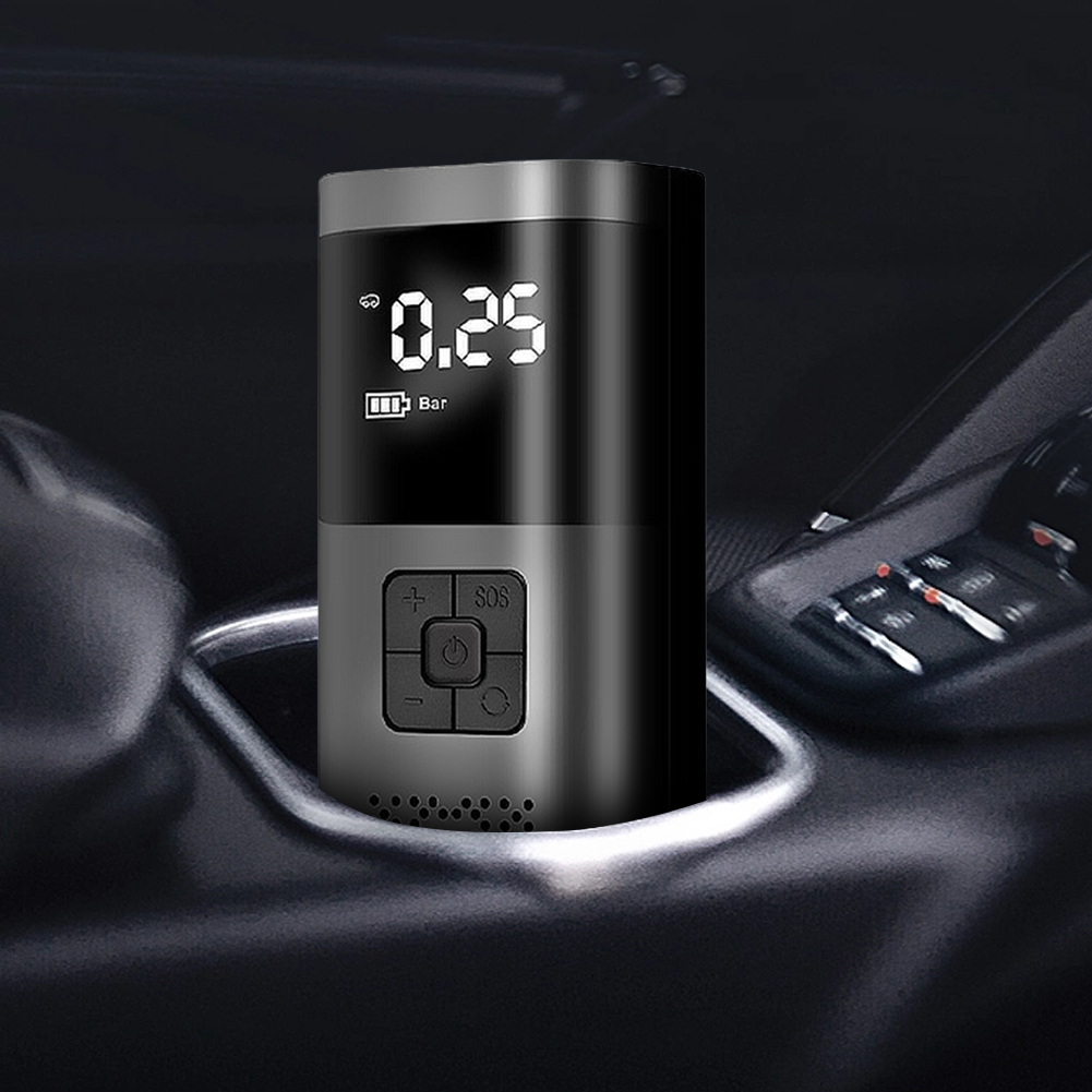 Air Ddmysmile Compressor Car Mini 120W Portable Tire Iator LED Display Electrical Air Pump Digital Iatable ddmysmile Pump For Car Bicycle Boat Smile