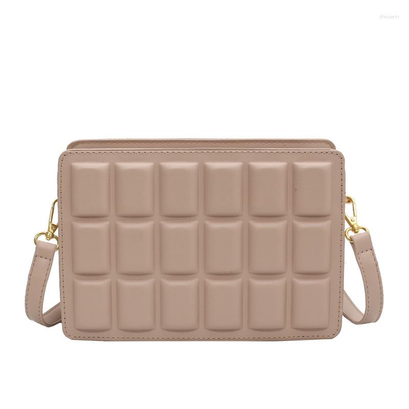 2025 NEW Bag Winter Korean Version Of The Fashion Shoulder Slung Women's Chocolate A Generation Hair zhanyishengli