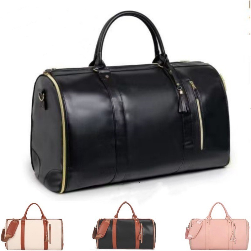 75L Large Capacity PU Foldable Travel Bag Lightweight Traveg Duffel for Women Men Tote New Carry On Lage 240809
