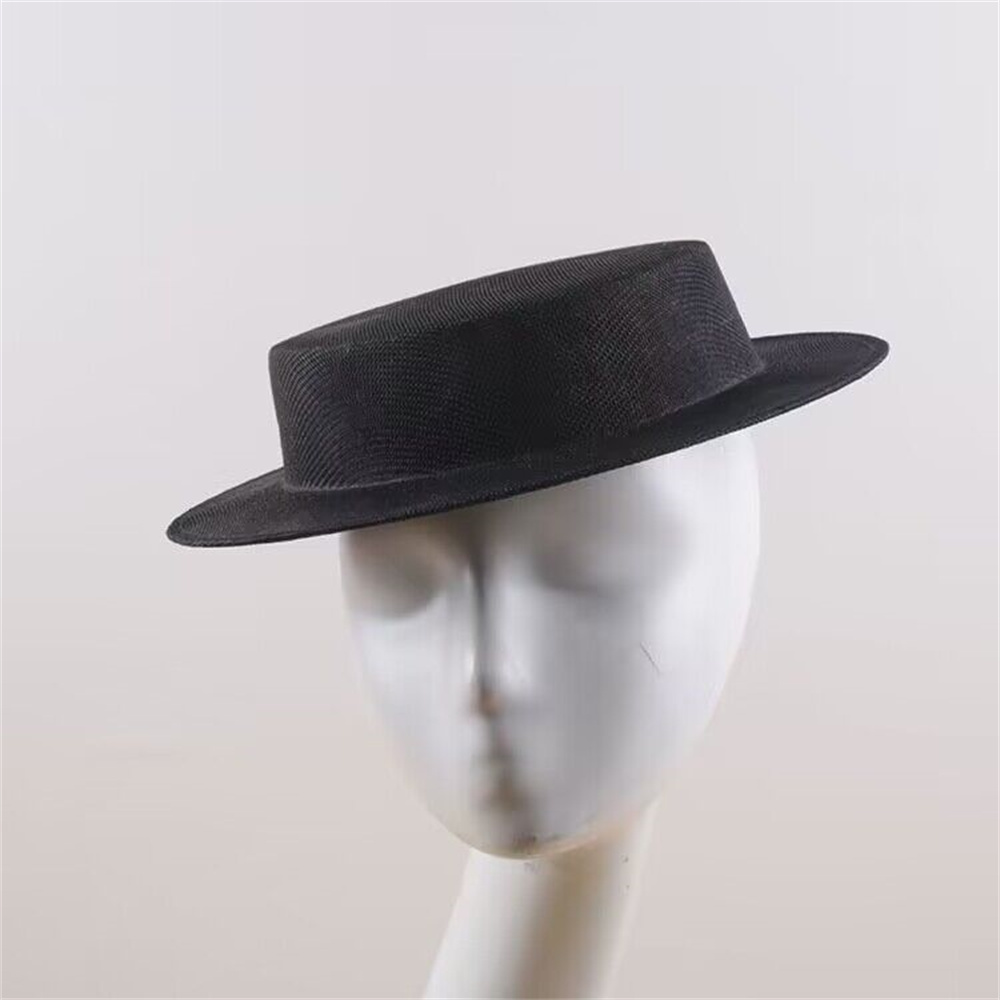 27CM Women Fascinator Millinery Hat Base Party Wedding Sinamay Headwear Making Materil Fedoras Derby Headpiece Hair Accessories 84a5d 5 62ea8
