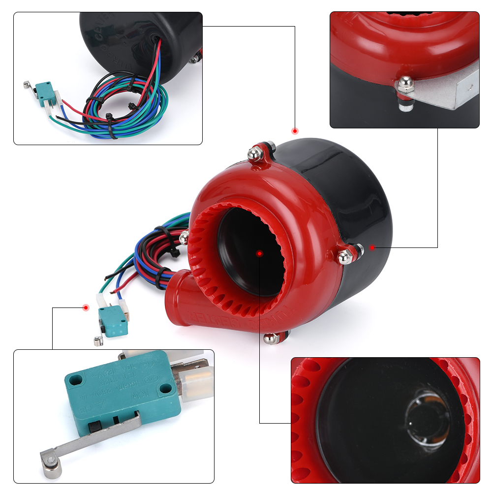 Universal Electronic turbo Car Fake Dump Vae Electric Turbo Blow Off Analog Sound BOV