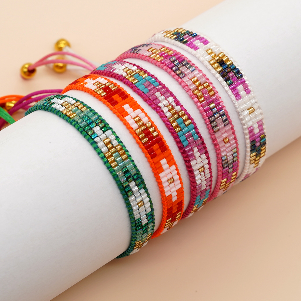 New Cross border Bohemian Ethnic Style Bracelet Japanese Rice Beads Handwoven Arrowhead Universal for Men and Women 29372 5