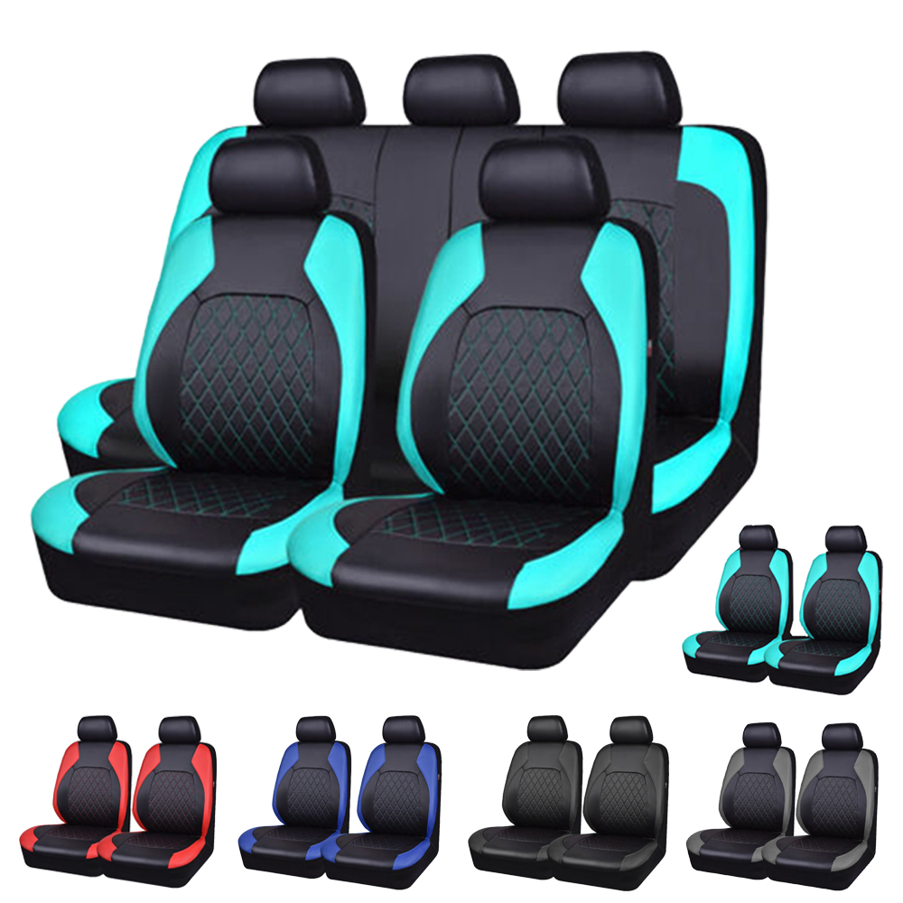 PU Leather Car Seat Covers For Nissan Qashqai X Trail 350z Altima Juke Lannia Nv200 Pathfinder Rogue Sentra Serena Auto Interior e10f4