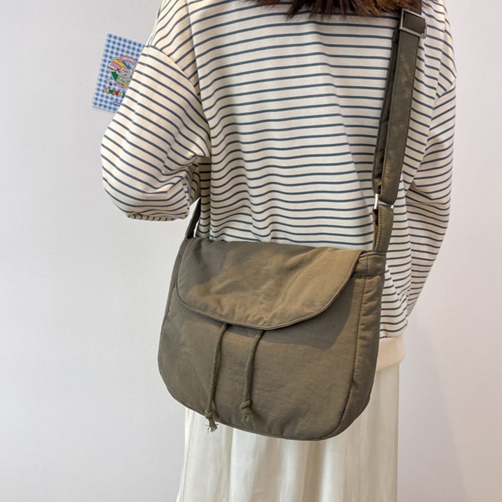 Vintage Women Canvas Messenger Bag Large Capacity Tote Bag Lightweight Women Shoulder Handbag New Trendy Student Bookbag
