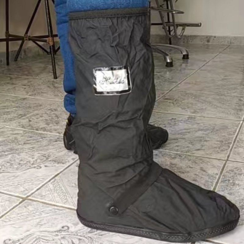 Motorcycle boots, shoe covers, waterproof, non-slip, anti-fouling, anti-sand and dirt, high-tube motorcycle accessories 81752