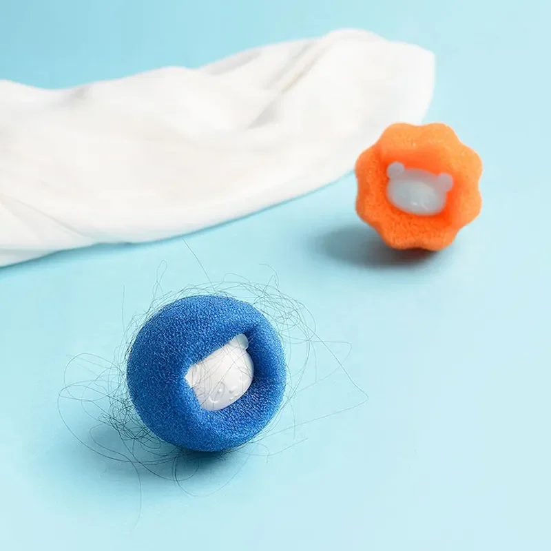 20pcs Pet Hair Remover Reusable Ball Wool Sticker Cat Hair Pet Fur Lint Catcher Cleaning Tools Laundry Washing Machine Filter
