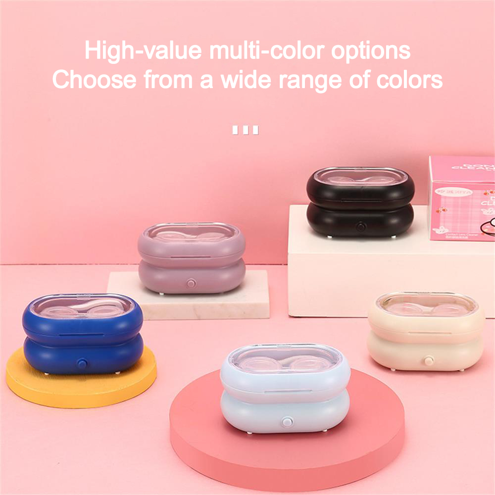 Contact Lens Ultrasonic Cleaning hine Beauty Pupil Storage Cleaning Container Washer Contact Lens CleanerTravel Portable New b2bc8