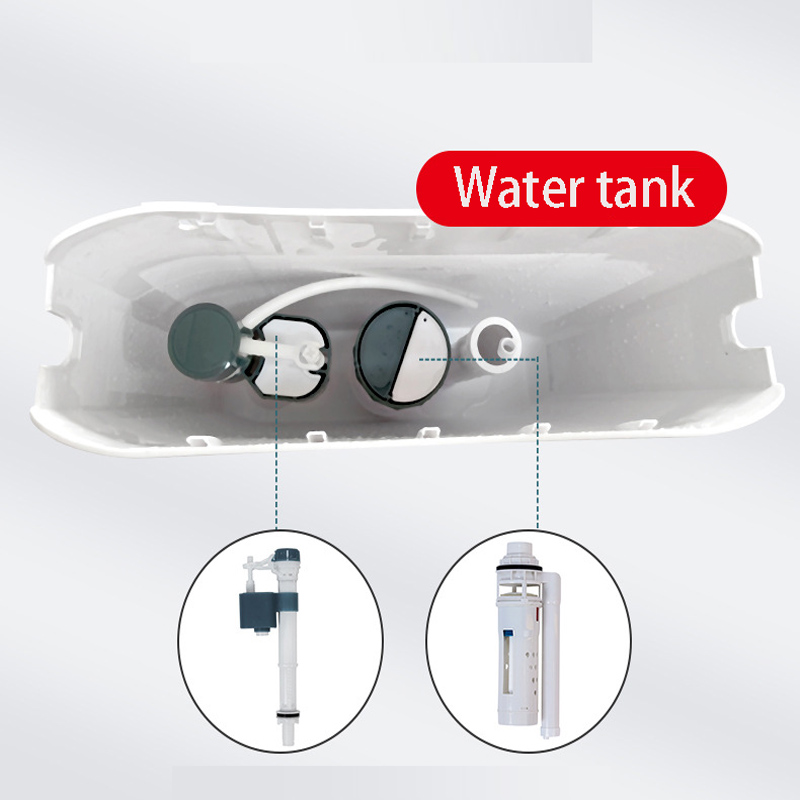 WETIPS Toilet Fitting Vaule Water Saving Adjustable Flush Toilet Tank Drain Fittings System Water Saving Toilet Flush Kits