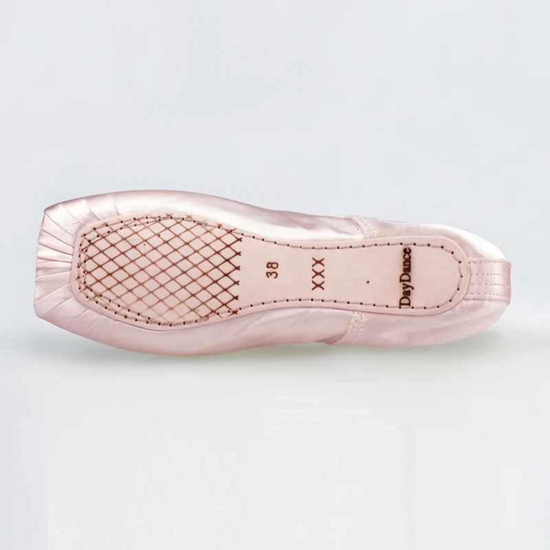 Girl ballet dancer Pointe shoes pink womens satin professional ballet shoes 241111