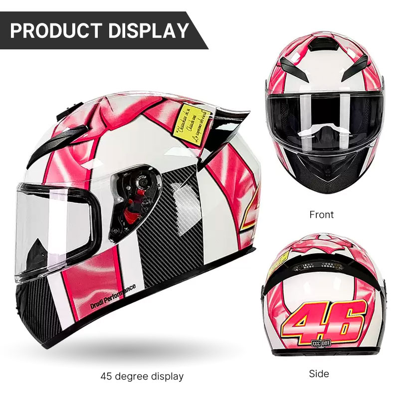 Full Face Helmet Motocross Helmet Breathable Helmet Wear-Resistant Helmet For Motorcycle Anti-Fall Motorcycle Helmets Supplies