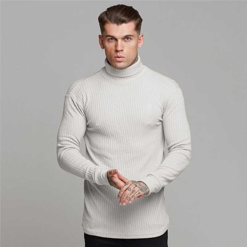Fashionable winter warm sweater mens Turtleneck mens sweater ultra-thin fit pull-out mens classic sweater mens Knitwear pull-out Homme W2411111
