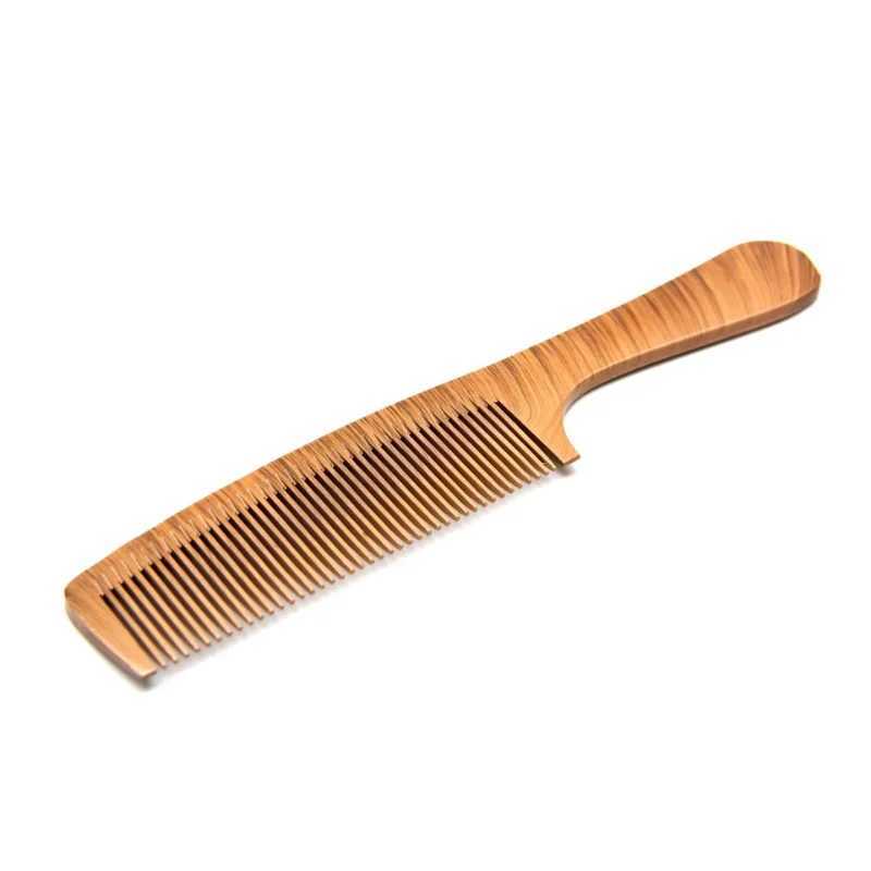 Natural pearl flower comb smooth comb scalp massage anti tangling bamboo wooden comb anti tangling static brush salon tool W241112