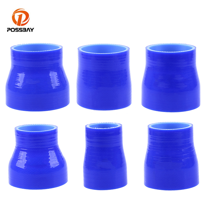 Universal 38-83mm Reducer Coupler Blue Adjustable Silicone Straight Hose Pipe Turbo Intake Car Accessories
