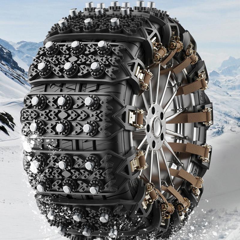 Tire No Need For Jack Tires Universal Anti-slip On Safe Driving Cleaning And Maintenance Snow Chains Rubber