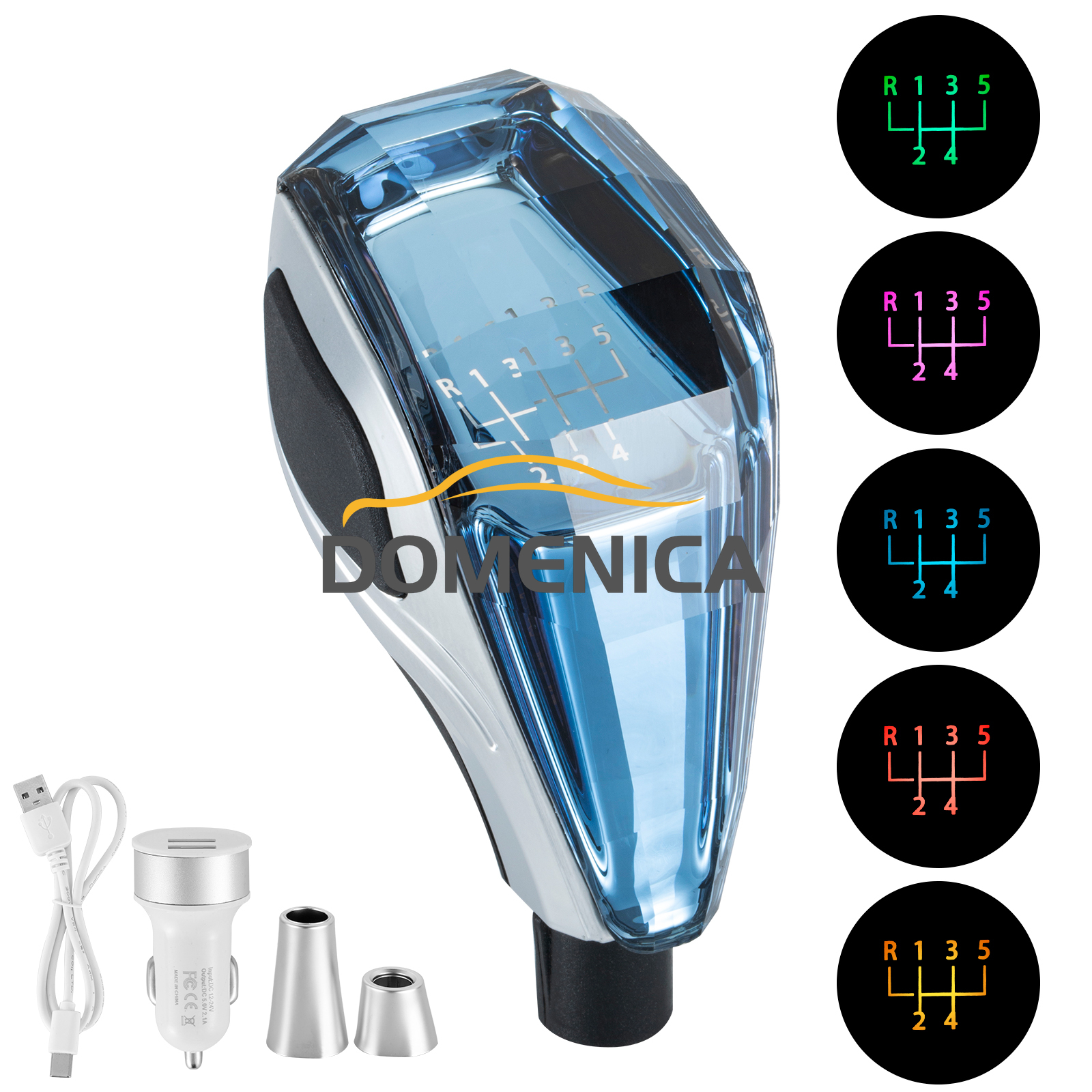Crystal Gear Shift Knob For VW Audi Toyota 5/6 Speed Lever MT AT Car Universal Accsesories Interior Replacement Parts 53b86
