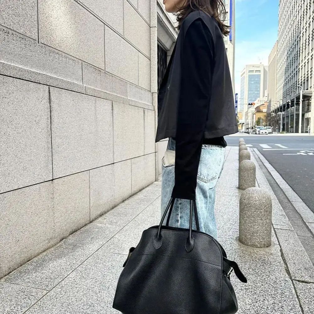Design Handbag Leather High-Capacity Commuting Bag, Cowhide Suede Briefcase Genuine Leather Formal Style