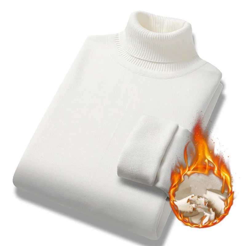 New autumn and winter turtle neck sweater mens ultra-thin knitting puller mens solid color casual knitting sweater wool warm puller W2411111