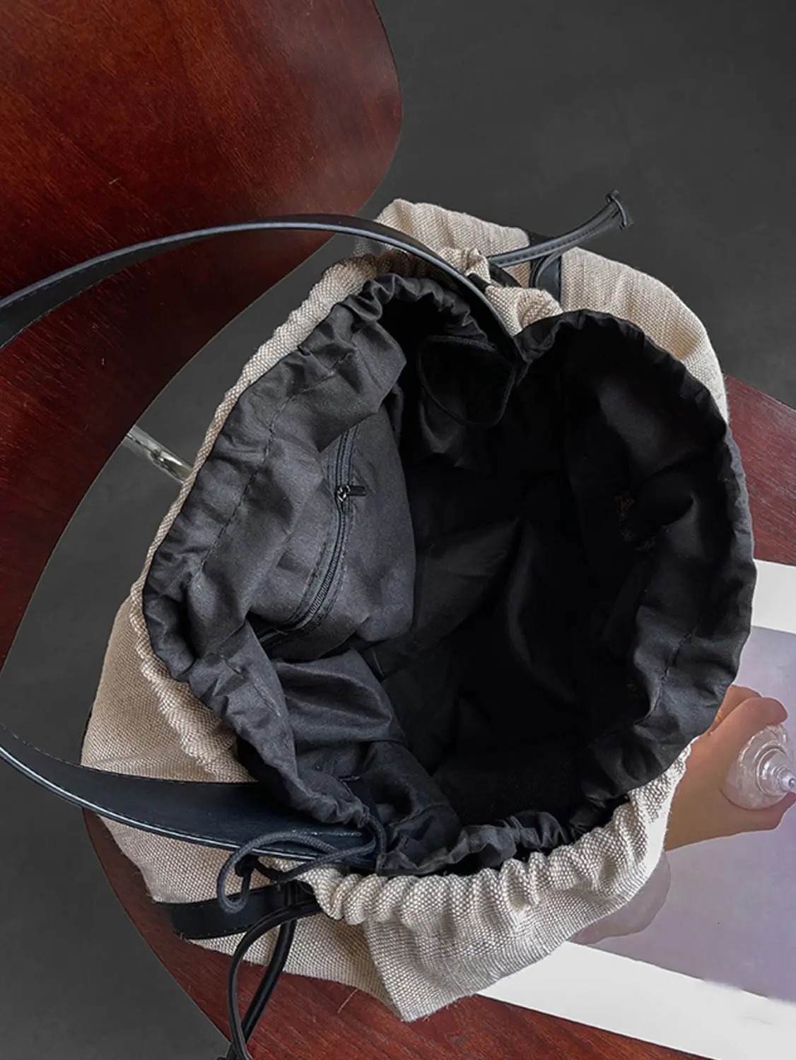 Miyagawa Instagram style niche canvas bag lightweight large capacity single shoulder travel belt cross body bag 241111