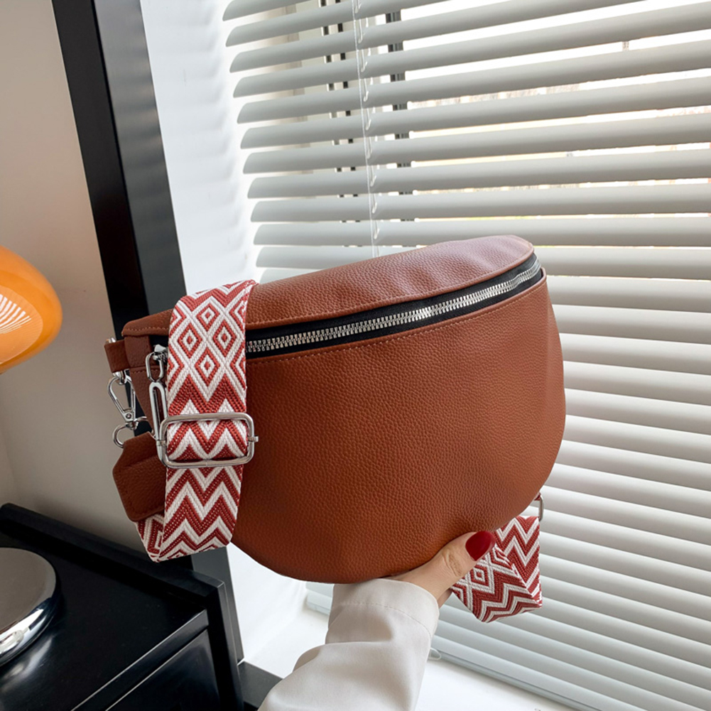 Women Belt Bag Adjustable Shoulder Straps Wide Strap Crossbody Chest Bag Jacquard Weave for Party Festival Sports Shoulder Bag 725da 5 be851