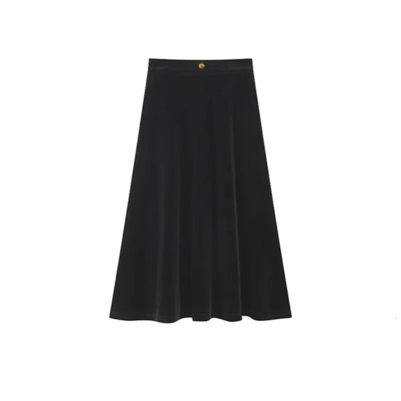 High end Socialite set for womens clothing for autumn and winter velvet patchwork work collar with jacket paired two-piece set 241112