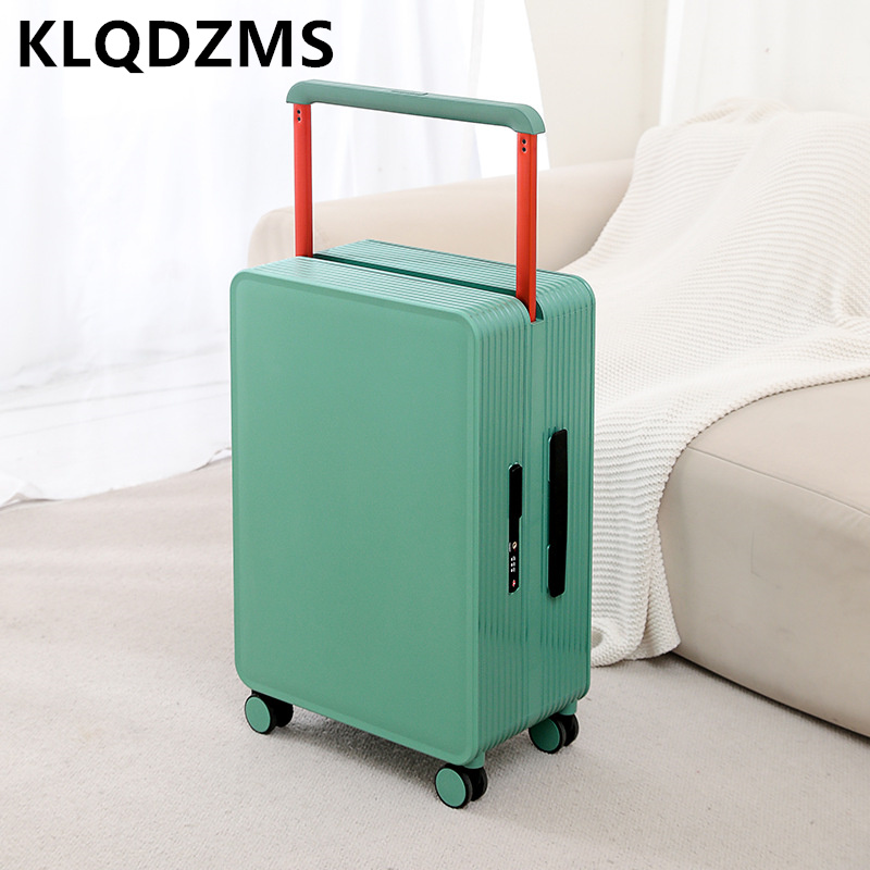 KLQDZMS High Quality Lage 24 Sturdy Trolley Case 20 Inch Unisex Boarding Box PC Travel Bag with Wheels Rolg Suitc 6399 4