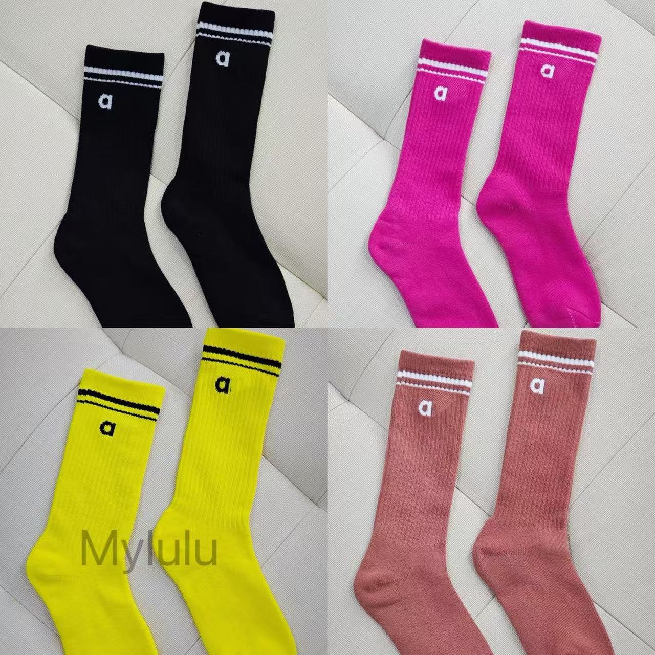 Designer Sock Womens Sport Sock Half-Crew Throwback Sock Mens Sock Cotton Medium Tube Grip Sock Football Sock Classic White Sock Stretchy