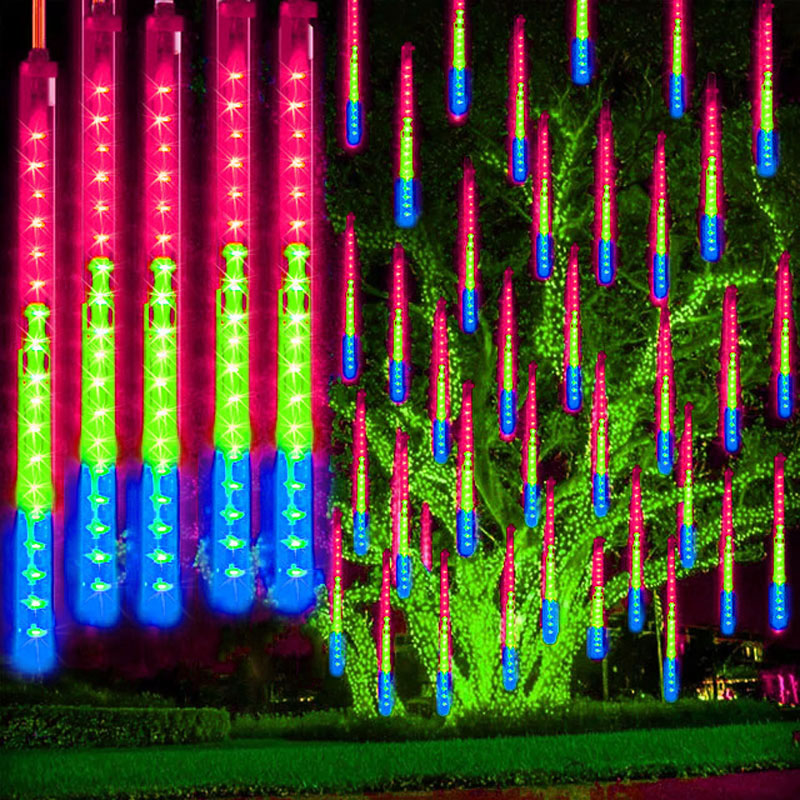 30/50cm Led Light Outdoor Meteor Shower Rain Lights Waterproof Garden Decor Outdoor Street Garland New Year Christmas Decoration