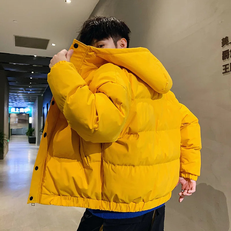 Winter Mens Warm Jacket Coat Casual Thicken Hooded Parka Turn Down Collar Men Woman Jackets Warm Coat Fashion Streetwear 3XL 241111