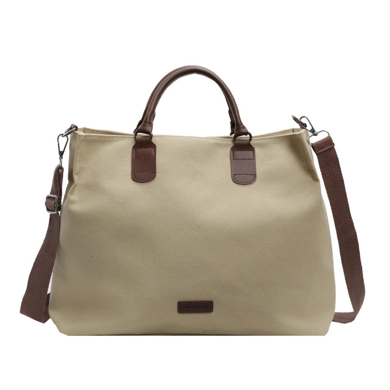 Large capacity canvas shoulder bag selling basic style Communicating Crossbody Bags sewing thread womens handbag 241111