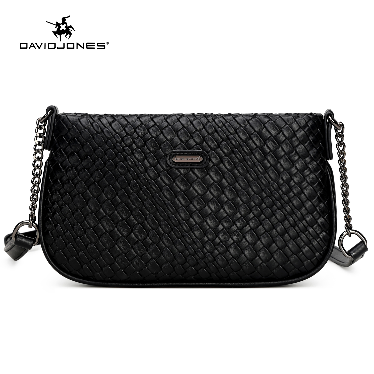 2024 New David Jones Woman Classic Lingge Crossbody Bag Ladies Solid Color Simple Handbag For Work Party Gift 04bcf