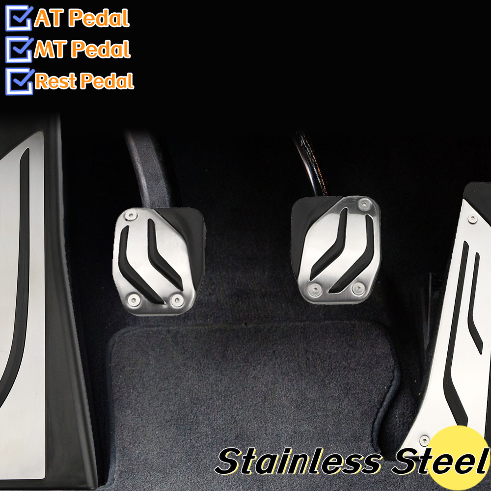 LHD Car Pedals For M 5-Series 523i 528i 530i 535i 550i E65 E67 E68 F01 F02 F10 F11 F07 F12 F13 Pads Parts Cover