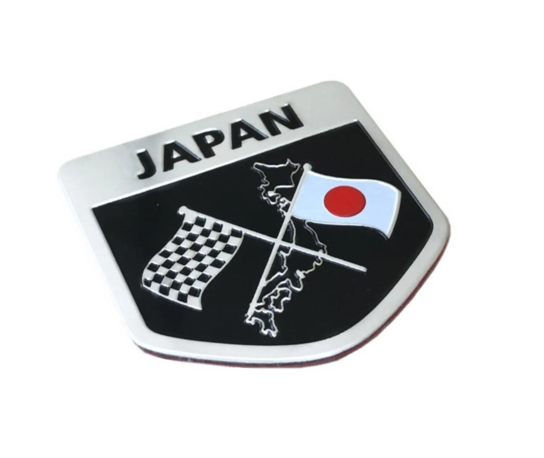 Car Styling Metal Japanese Flag Emblem Badge Logo Japan Sticker Decal For Subaru STI Impreza forester Tribeca XV BRZ WRX Outback