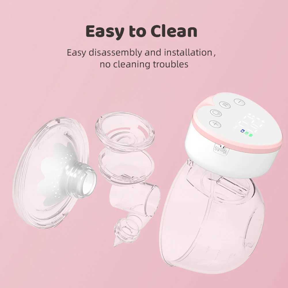 Breastpumps Breastpumps Wearable Electric Breast Pump Anti-Backflow 4 Modes 12 Levels Breastfeeding with BPA-Free Milk Collector 240412