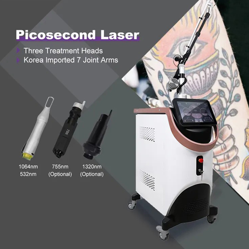 Powerful Pigment Removal q switched picolaser machine nd yag skin rejuvenation tattoo removal picosecond