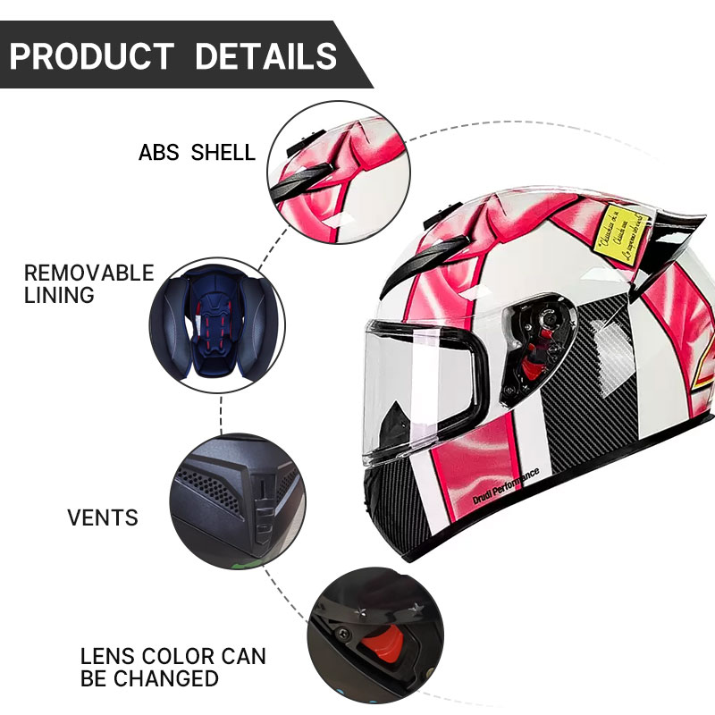 Full Face Helmet Motocross Helmet Breathable Helmet Wear-Resistant Helmet For Motorcycle Anti-Fall Motorcycle Helmets Supplies