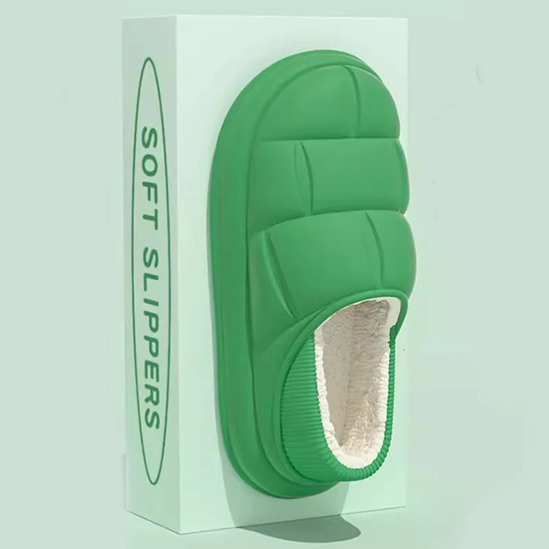 Waterproof cotton slippers for women winter petals autumn and winter styles indoor home and outdoor cotton shoes for men 241112