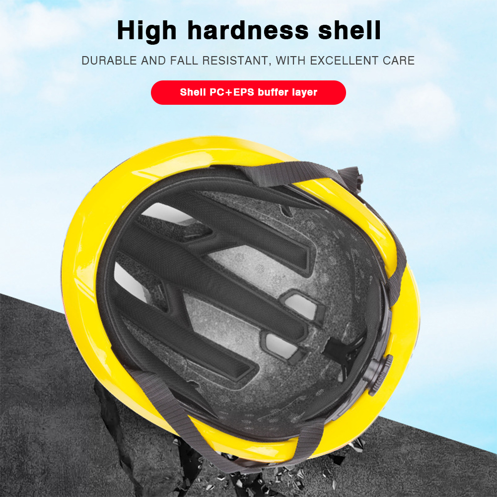 Lightweight Bike Helmet Man Women Safety Helmet Outdoor Motorcycle Off-road Helmet with Rechargeable Tail Light 3d137