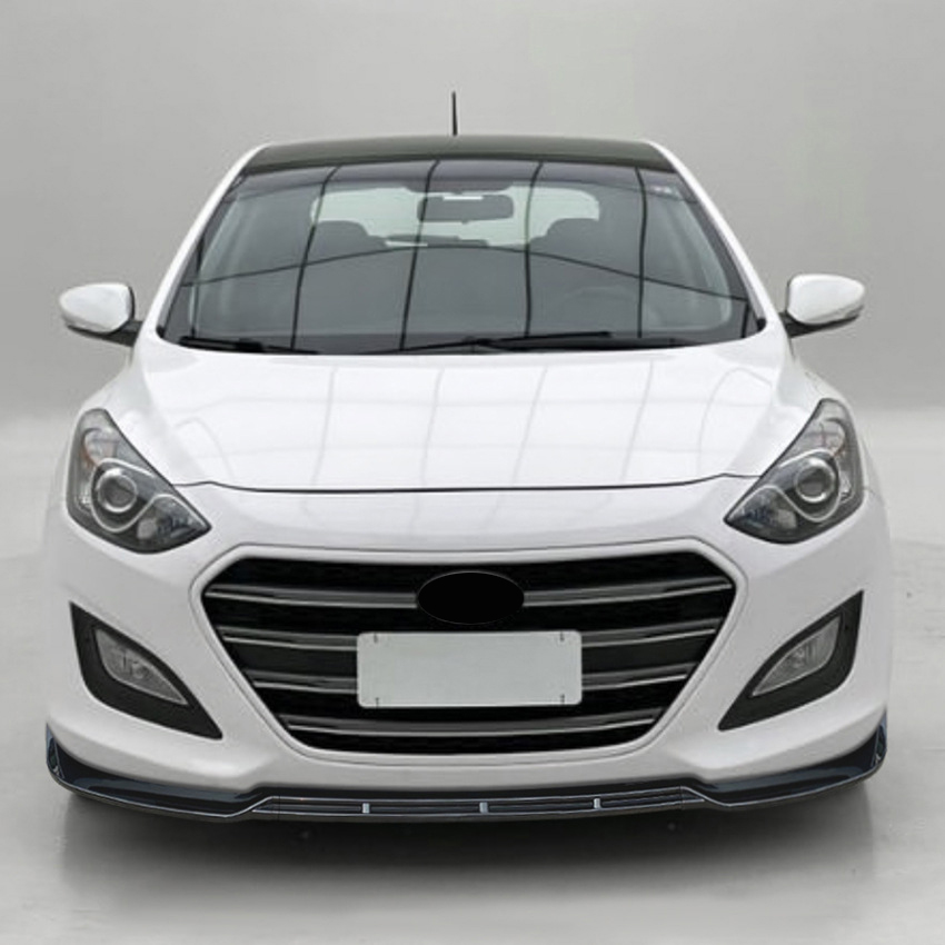 For Hyundai i30 2 2.5 2012-2017 3Pcs Under Front Bumper Lip Splitter Diffuser Body kits Tuning Wing Spoiler